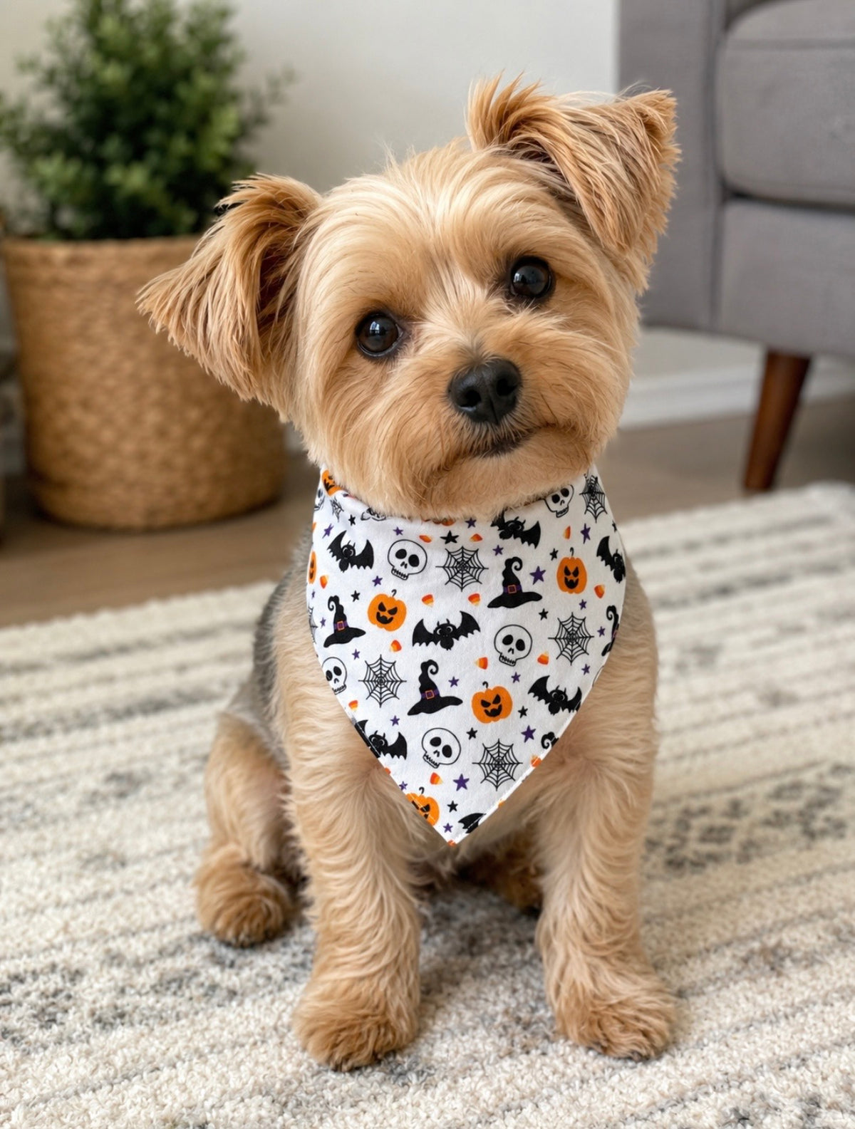 🎃  Small Halloween Dog Bandana